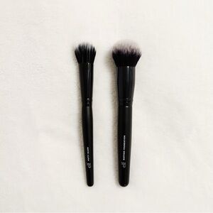 Elf Pro MUA Black Soft Synthetic Face Foundation Blush Contour Brush Set